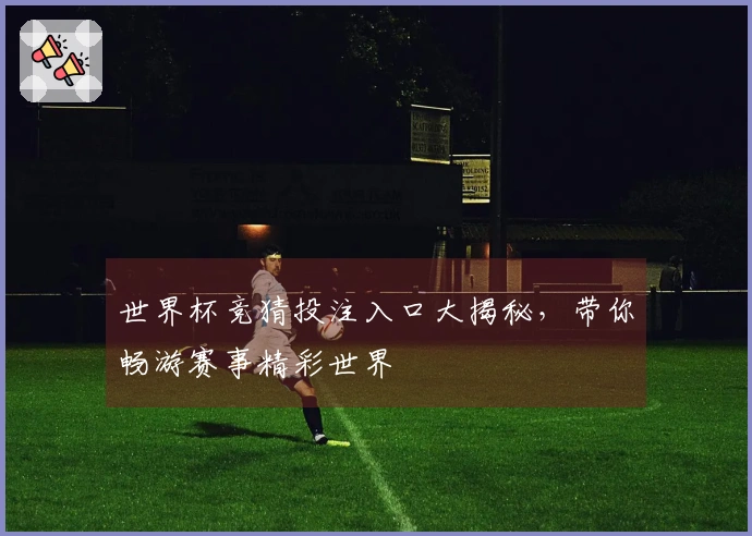 世界杯竞猜投注入口大揭秘，带你畅游赛事精彩世界